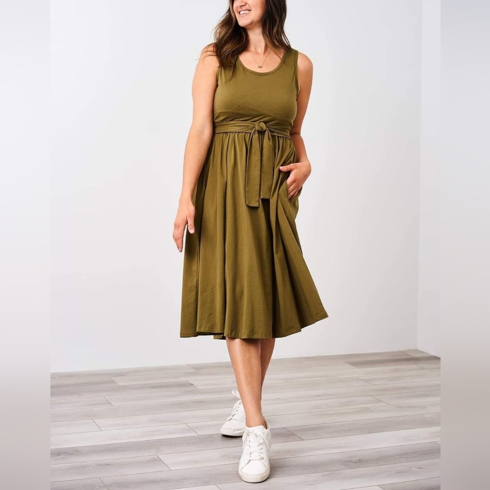 Latched Mama Classic Cotton Sundress, sz M